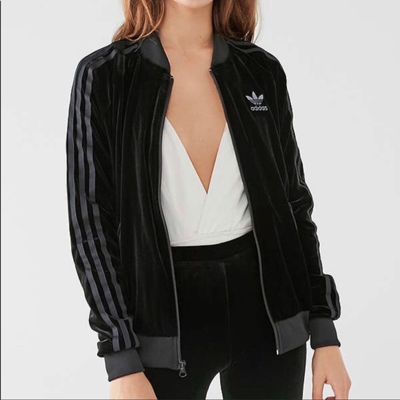 adidas velvet top womens